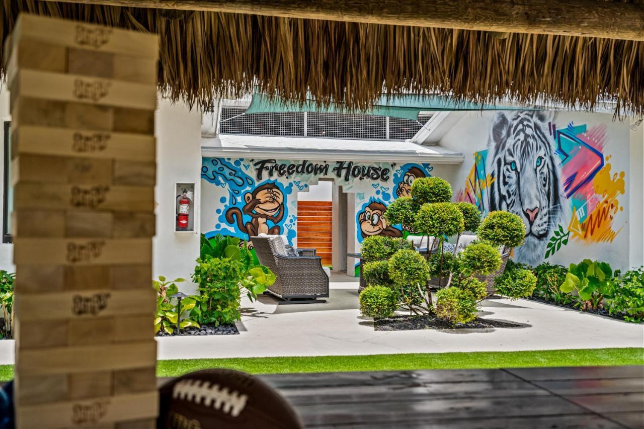The Freedom House • Urban Oasis • Eclectic Retreat Villa Fort Lauderdale Buitenkant foto